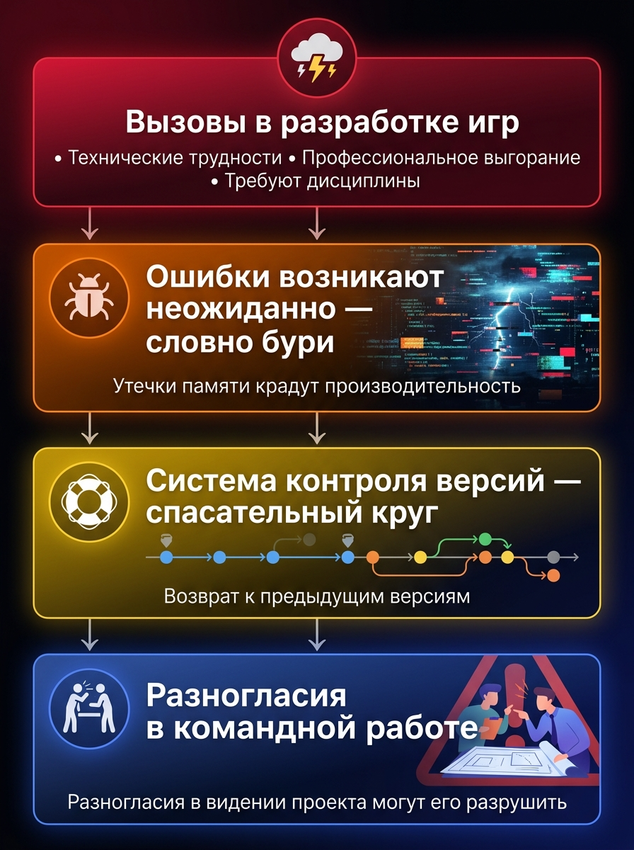 Подводные камни на пути к разработке
